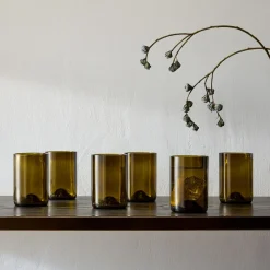 Vintage Drinking Glass (Set of 6)