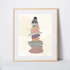 Walker Noble Studios Framed Print - Balance