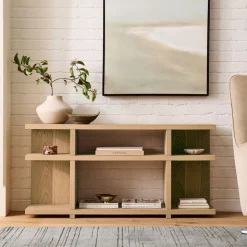 Wallace Modular Low Shelf Unit (52"–72")