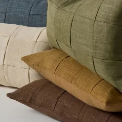 Washed Basketweave Pillow Cover