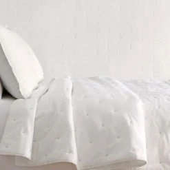 Washed Cotton Percale Quilt & Shams