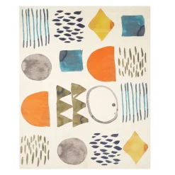 Watercolor Exploration Low Maintenance Rug