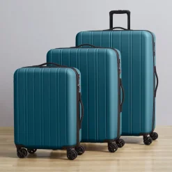West Elm Carry On Luggage - Teal