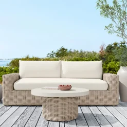 Westport Wicker Outdoor Sofa (84")