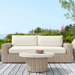 Westport Wicker Outdoor Sofa (84")
