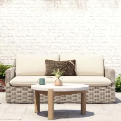Westport Wicker Slim Profile Outdoor Sofa (68"–85")