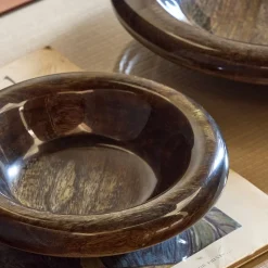 Wood Bubble Rim Bowls