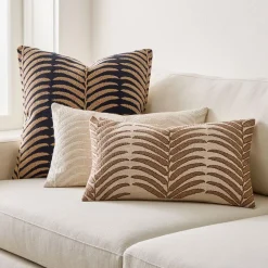 Woven Palm Pillow Cover