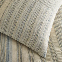 Woven Stripe Duvet Cover & Shams