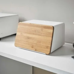 Yamazaki Bread Box w/ Cutting Board Lid