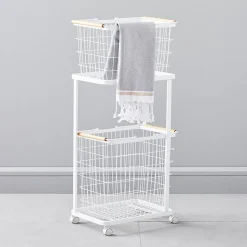 Yamazaki Tosca Laundry Basket & Wagon