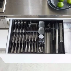 Yamazaki Tower Expandable Cutlery Drawer Organizer