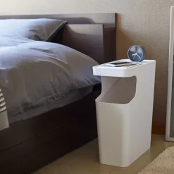 Yamazaki Tower Side Table Trash Can