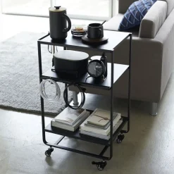 Yamazaki Tower 3-Tier Kitchen Cart w/ Handle