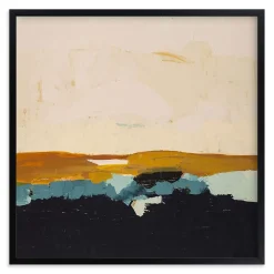 Yellow Seascape Framed Wall Art by Minted for West Elm