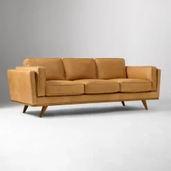 Zander Leather Sofa (90")